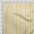 thumbnail image 4 of oneOone Velvet Yellow Fabric Vertical Chevron Fabric For Sewing Printed Craft Fabric By The Yard 58 Inch Wide, 4 of 4