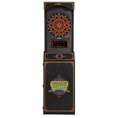 Arachnid Cricket Pro 650 Standing Electronic Dartboard with 24 Games  132 Variations  and 6 Soft-Tip Darts Included