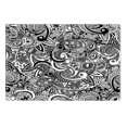 thumbnail image 1 of Startonight Canvas Wall Art Black and White Abstract Field of Emotions, Dual View Surprise Artwork Modern Framed Ready to Hang Wall Art 100% Original Art Painting 23.62 X 35.43 inch, 1 of 9