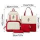 thumbnail image 2 of Conjunto de mochila de cuatro piezas para estudiantes, elegante y de gran capacidad, 2 of 7