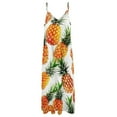 thumbnail image 4 of Lunarable Pineapple Sleeveless Dress Woman Fashion Long Dresses Women's Summer Suit Dress Summer 2025 Women, 4 of 7
