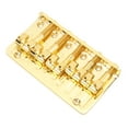 thumbnail image 1 of 5 String Bass Bridge, Adjustable Saddles, Zinc Alloy High Stability Bridge with Replacement for 5 String Electric Bass, 1 of 7