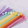 thumbnail image 5 of Milisten 540 Pieces Handwork Paper Handcraft Paper Star Origami Colorful Paper Craft Light Color, 5 of 5