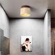 thumbnail image 5 of Modern Yellow Travertine Wood Ceiling Lamp E27 White Light Compatible Kitchen Hallway Living Room Study Room H, 5 of 5