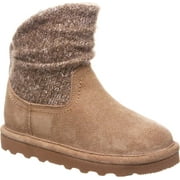Girls' Bearpaw Virginia Bootie Youth Hickory II Suede 3 M