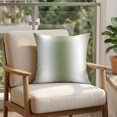 thumbnail image 4 of Pillow Covers 18x18 Set of 2, Green White Ombre Square Throw Pillow Covers for Couch/Sofa/Living Room, Country Pastoral Gradient Minimalist Decorative Soft Pillowcases for Couch Throw Pillows, 4 of 9