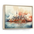 thumbnail image 2 of Designart "City of Toronto, Canada III" Canada Floater Framed Canvas Wall Art, 2 of 7