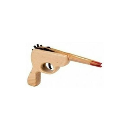 Schylling Shooter Rubber Band Wooden Gun Toy