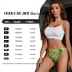 thumbnail image 5 of Fotbe Green Avocado Tanga Sin Costuras para Mujer con Estampado – Panties Invisibles, Transpirables y Cómodos para Uso Diario-Large, 5 of 6