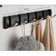 thumbnail image 3 of (black Gold 6 Hook)black Gold 6 Hook Bathroom Row Hook, 3 of 3