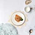 thumbnail image 3 of Floral Paper Placemats And Coasters Spring Summer Flower Chargers Table Mat Disposable Flower Placemat for Tea Party Wedding Bridal Birthday by Elapind, 3 of 4