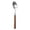 B, variant on Walnut Handle Stainless Steel Tableware Set, 4 Piece Log Wind Fork And Spoon Combo, Rustic Heavy Western Utensil For Household Dinner (A)