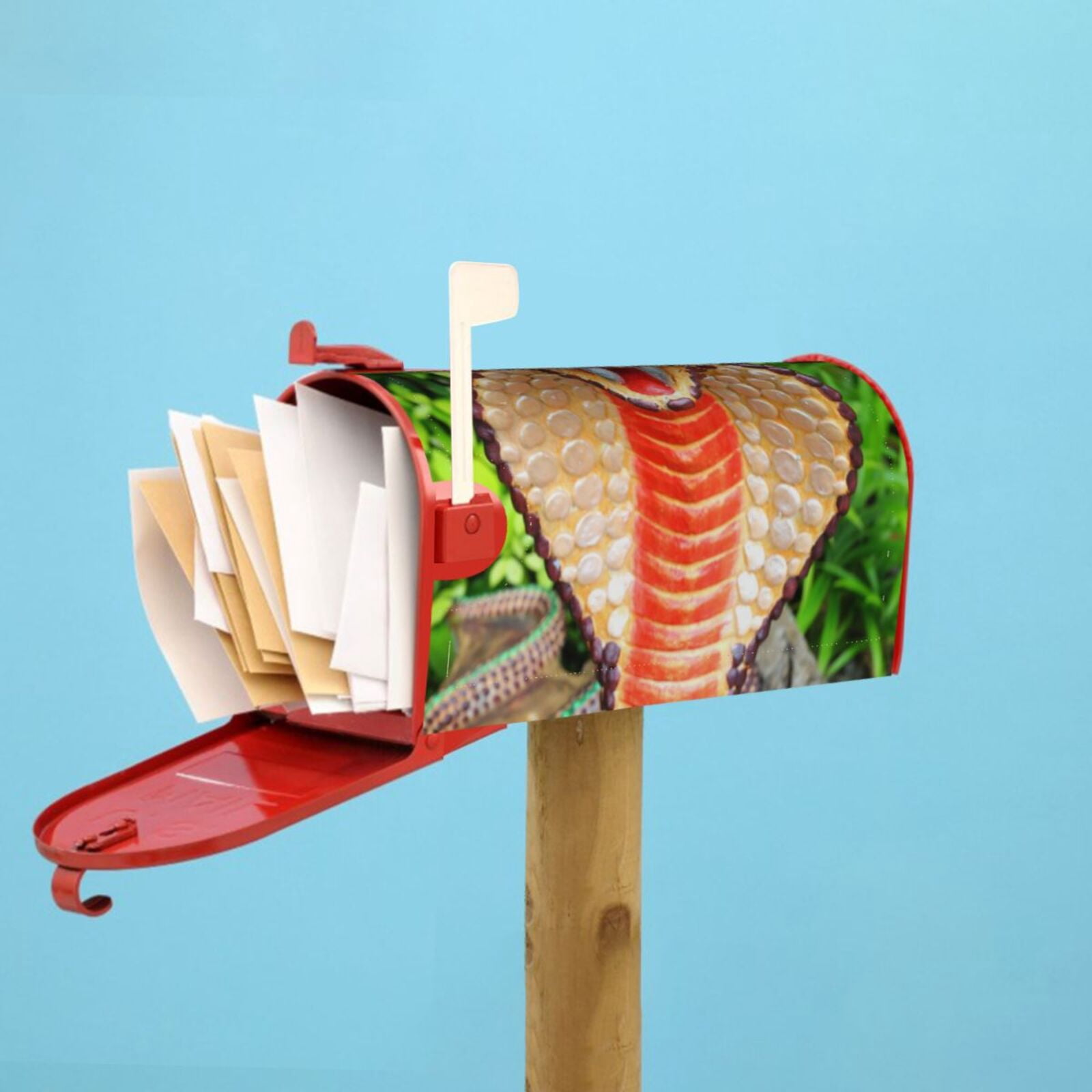 Kdxio Magnetic Mailbox Cover 21x18 in Mailbox Cover Outdoor Decoration Holiday Mailbox Covers for Home Garden Yard-21x18 in