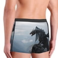 thumbnail image 4 of Bingfone Valley Gray Dragon Men's Underwear - Casual Stretch Boxer Briefs-X-Large, 4 of 7