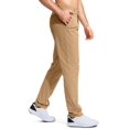 thumbnail image 3 of Pantalones de golf Pudolla para hombre, pantalones elásticos, 34, color caqui oscuro, 3 of 7