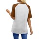 thumbnail image 3 of Camisetas de manga corta de verano para mujeres Moda de manga de raglan Color bloqueado cuello redondo Blusa casual Camisetas de manga corta de mujer Casual, 3 of 8
