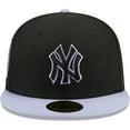 thumbnail image 2 of Men's New Era  Black New York Yankees Side Patch 59FIFTY Fitted Hat, 2 of 5