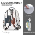 thumbnail image 5 of "Vintage Tribal Laptop Backpack - Boho 17” Spacious Bag, Durable Fabric, Roomy Pockets for Books, Tech & School Supplies", 5 of 6