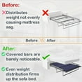 thumbnail image 4 of NobleRealm® Bunkie Board, Low Profile Bed Support, Sleeper Sofa Board, Breathable, Noise Minimizing, Moisture Resistant, 4 of 4