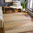 thumbnail image 4 of Hauteloom Llanera Jute Living Room, Bedroom Area Rug - Bohemian, Transitional - Tan, Black - 8'10" x 12', 4 of 8