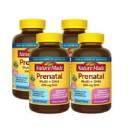 4 Pack | Nature Made Prenatal Multi + DHA, 150 Softgels