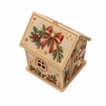 thumbnail image 4 of Clearance! Christmas 3D Wooden House Art DIY Kit Relaxing Craft, Holiday Christmas Handmade Pearl Art Kit Decoration Gifts DIY Craft Project for Kidults Family Holiday Activity #27, 4 of 6