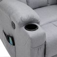thumbnail image 5 of Homegear Fabric Power Lift Electric Recliner Chair with Massage and Vibration, Grey, 5 of 5