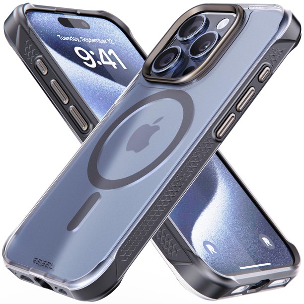 Funda REBEL Clear para iPhone 15 Pro 6.1'' con MagSafe