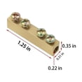 thumbnail image 3 of Conectores de cable BEKMLOD, 10 unidades, 6 AWG, cobre dorado con termocontraíble, 3 of 5