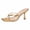 Gold, variant on Women's High Heels Flip Flops Heeled Thong Sandals Block Open Toe for Beach Outdoor