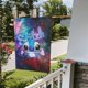 thumbnail image 5 of Bandera de jardín de doble cara con diseño de Stitch, ideal para decoración navideña al aire libre., 5 of 8