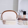 thumbnail image 4 of Bolsa de Cosméticos ANGGREK Bolsa de Maquillaje de Gran Capacidad Forma Semicircular, 4 of 7