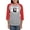 Heather/Red, variant on CafePress - Complete_W_1184_4 - Womens Baseball Tee
