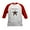 Red/White, variant on CafePress - Magic Mana Symbols Baseball Jersey - Kids Cotton Baseball Jersey, 3/4 Sleeve Shirt