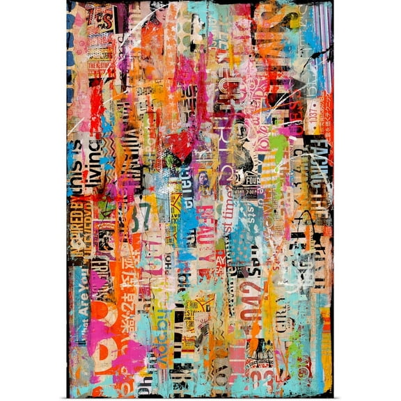 Great BIG Canvas | "Metromix XXVII" Art Print - 16x24