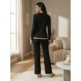 thumbnail image 3 of Conjunto de Suéter y Pantalón Acanalado Diseño Elegante y Versátil para Mujer, 3 of 5