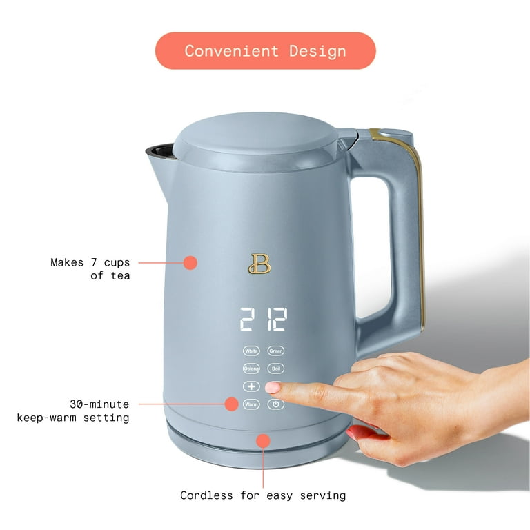 Beautiful 1.7-Liter Electric Kettle 1500 W with One-Touch
