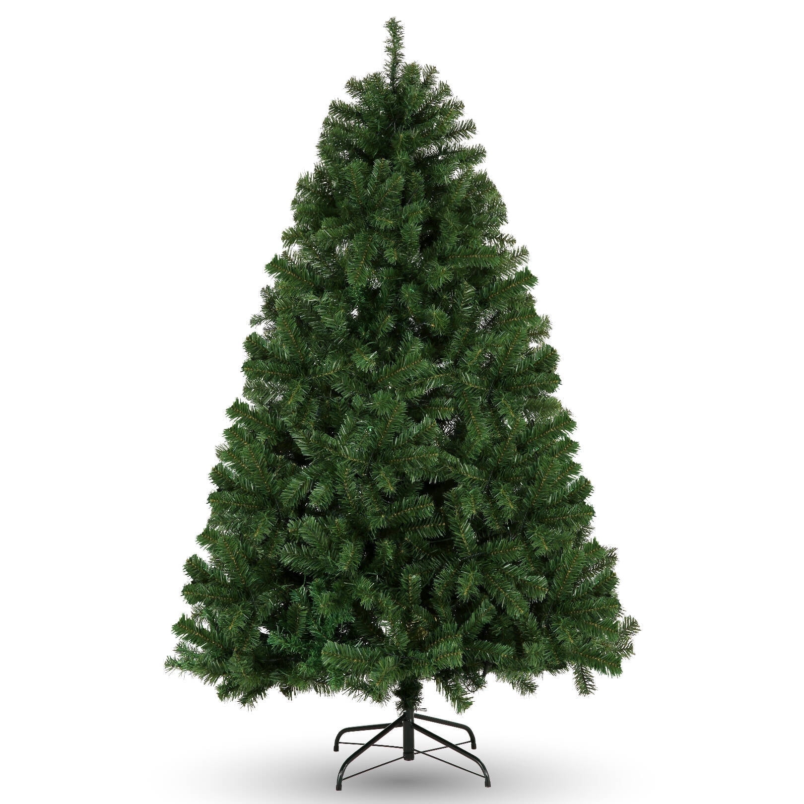 Costway 7.5FT PVC Christmas Tree, 1346 Tips, Hinged, Solid Metal