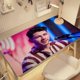 thumbnail image 3 of Nick Jonas alfombrilla de escritorio/mesa extra-grande con base antideslizante de cuero y diseño temático; versátil para escritorios de ordenador, mesas de comedor, etc.40*60cm, 3 of 6