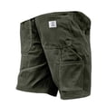thumbnail image 5 of Men’s Corduroy Shorts Retro Multi Pocket Embroidered Logo Casual Bottoms, 5 of 6