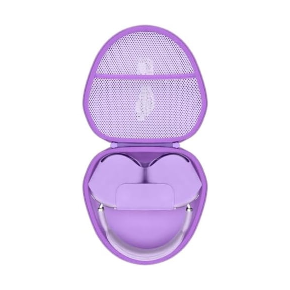 Eryueer Hard Travel Case compatible with Apple AirPods Max Wireless Over-Ear Headphones(Purple Case)