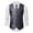 Grey, variant on GHSOHS Mens Vest Tie Set 3PC Formal Waistcoat Jacquard Tuxedo Dress Vest Necktie Pocket Square Suit Vests Wedding Party Tuxedo Set 3XL