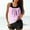 Pink, variant on Frostluinai 2 Piece Swimsuit for Women Polka Dot Gradient Tankini Bathing Suits Pleated Swim Tank Tops with Boyshorts Loose Fit Swimwear