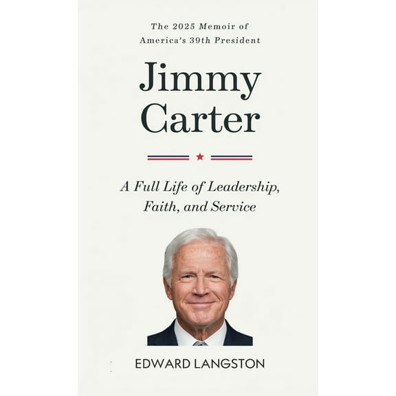 Jimmy Carter - A Full Life of Leadership, Faith & Service: The 2025 Memoir of America's 39th President Presidential Biog, (Hardcover)