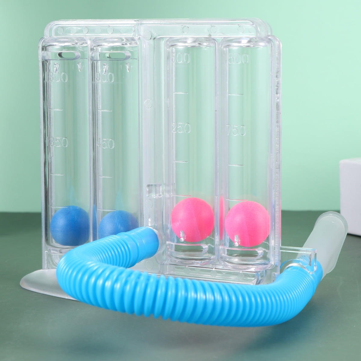 Etereauty Fourball Apparatus Vital Capacity Breathing Trainer Incentive Spirometer Lung