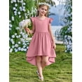 thumbnail image 2 of Vestido Arshiner de fiesta de verano para niñas, color rosa, 11-12 años, 2 of 7