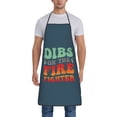 thumbnail image 5 of Dibs on the Firefighter Apron, Inspirational Gifts for Men Women, Funny Apron, Chef Bib with Pockets, Waterproof Work Apron for BBQ Kitchen Crafting Gardening, 5 of 9