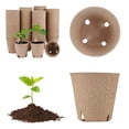 thumbnail image 1 of Biodegradable Nursery Pots for Germination and Cultivation in Garden and Horticulture 5PCS, 1 of 7