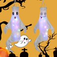 thumbnail image 1 of Ghost Light Eco-friendly Cartoon Pattern LED Halloween Hanging Decorative Light for Home, 1 of 9