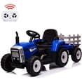 thumbnail image 3 of ALICIAN Kids Powered Ride-Ons, Ride on Car ,Toddler Riding, Driven Electric tractor, Large Manned Toy Car, Farm Simulation Driving ,With Remote Control/7-led /Horn/MP3 Player, 3 of 8